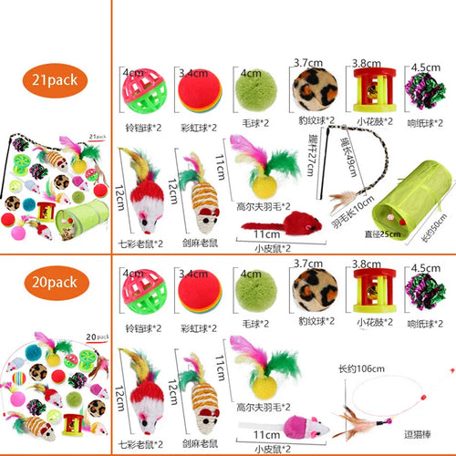 All-in-One Kitten Play Pack (Mixed Toys)
