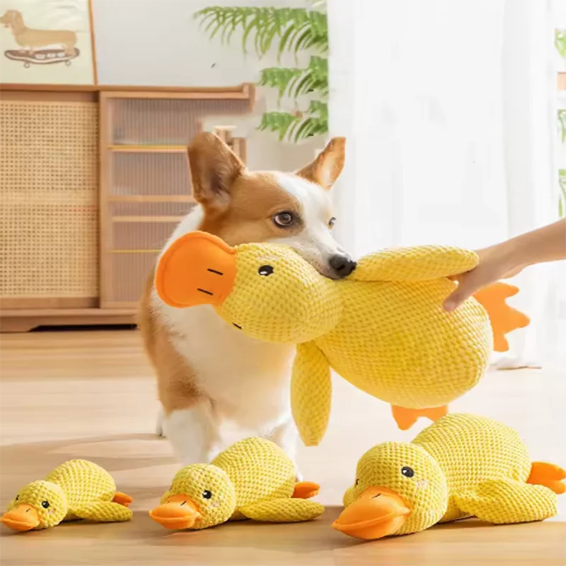🐤Snuggle Duck Plush Squeaky Toy