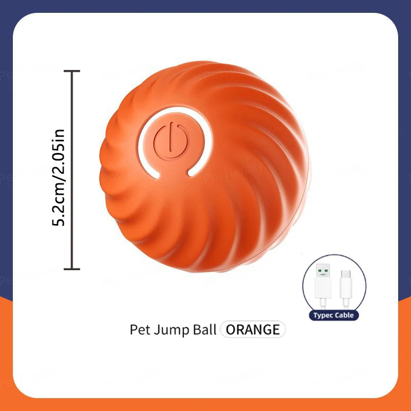 Smart Jump Ball Interactive Pet Toy (USB-C Rechargeable)