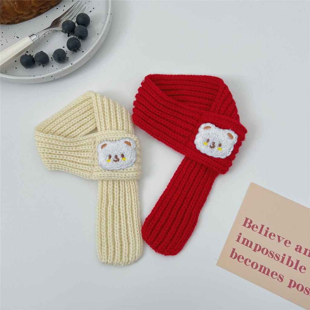 Necklace for Paws: Cozy Knit Pet Scarf