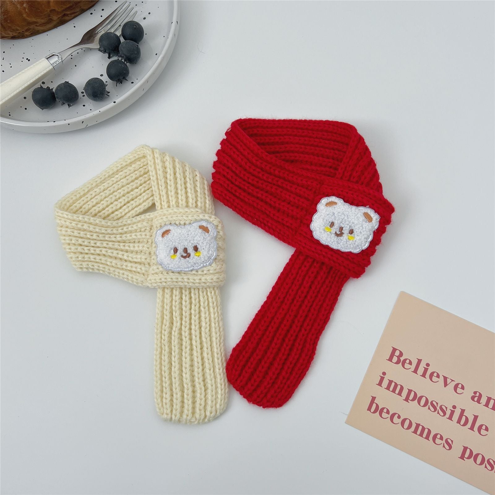 Necklace for Paws: Cozy Knit Pet Scarf
