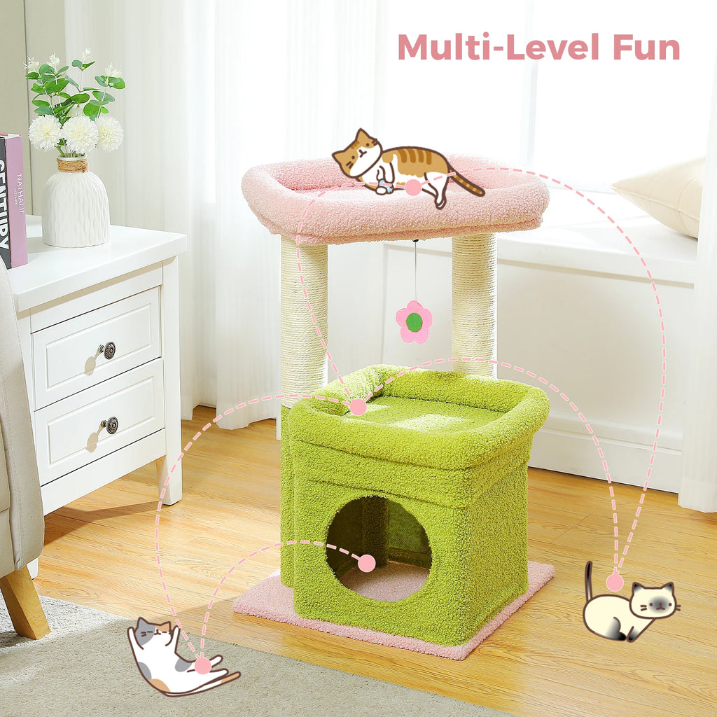 MiniNest Plush Cat Tower