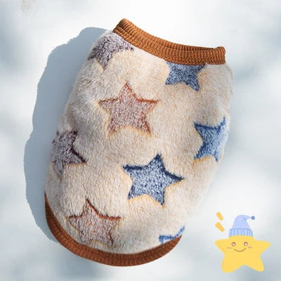 Winter Fleece Pet Vest for Small Dogs & Cats (XXS–XL)