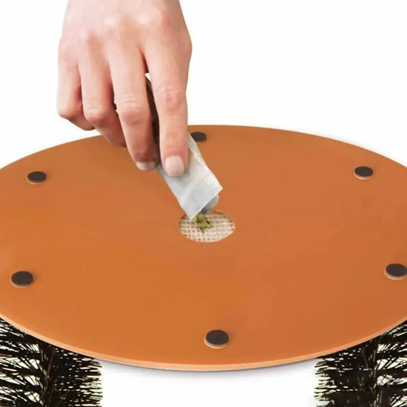 Self-Grooming Cat Arch with Scratching Base