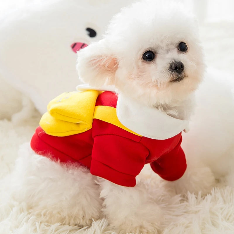 Winter Cartoon Dog Hoodie Sweatshirt (XS–XXL)