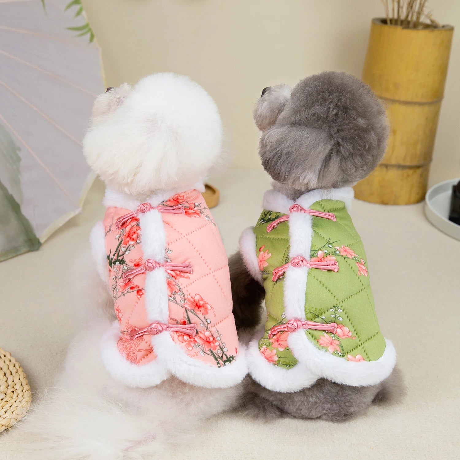 Chinese New Year Tang Suit Warm Dog Vest Jacket 🧧🐶✨