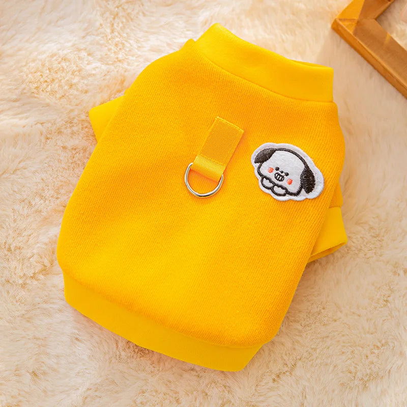 Winter Cartoon Dog Hoodie Sweatshirt (XS–XXL)