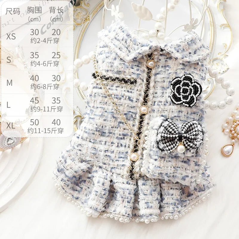 Luxury Princess Pet Dress with Matching Bag 👑✨