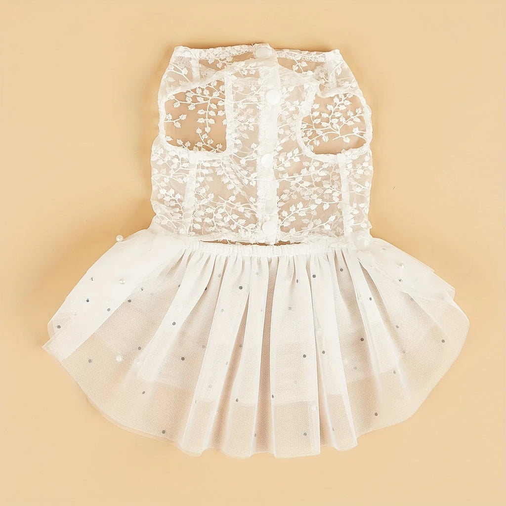 Pet Wedding Tulle Dress (Spring/Summer) 👰🐾✨