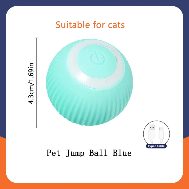 Smart Jump Ball Interactive Pet Toy (USB-C Rechargeable)