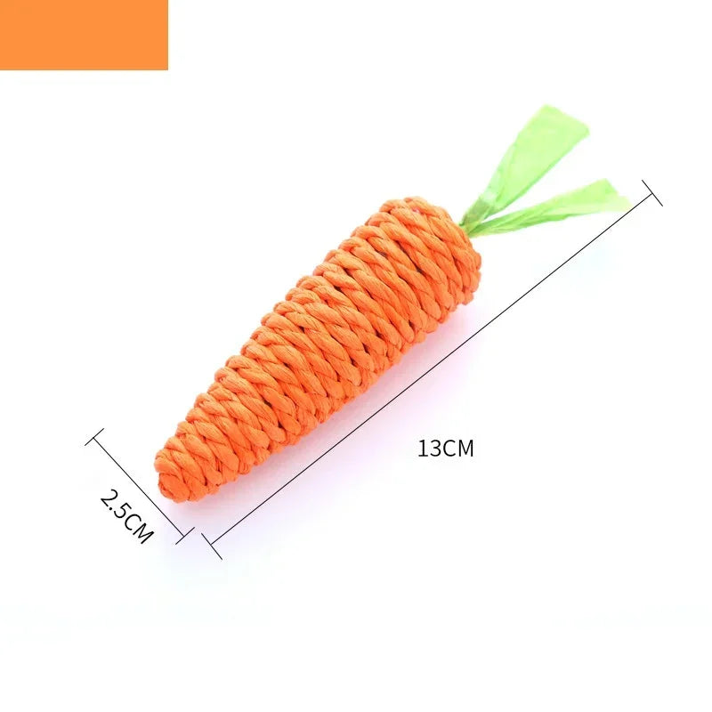 🥕Squeaky Carrot Cat Toy
