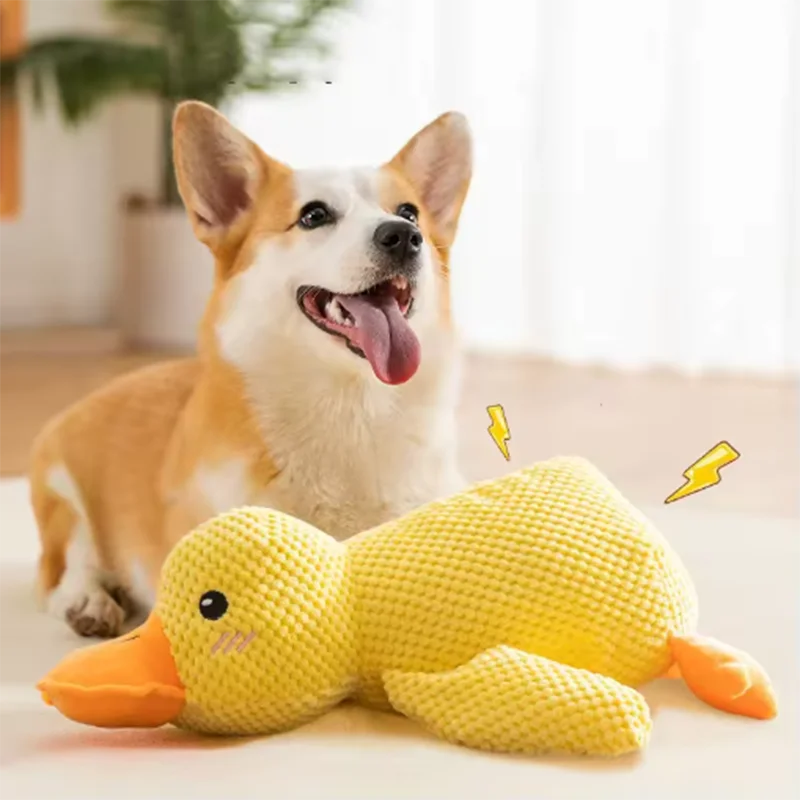 🐤Snuggle Duck Plush Squeaky Toy
