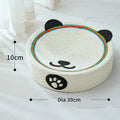 Round Cat Scratcher Bed – Sisal Weave Scratching Pad with Pine Wood Base (39cm)