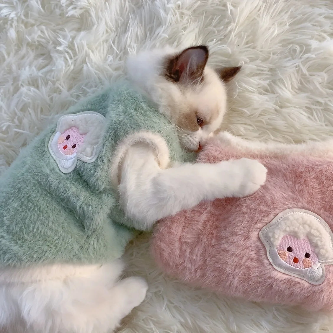 Winter Warm Cat Clothes Sweater