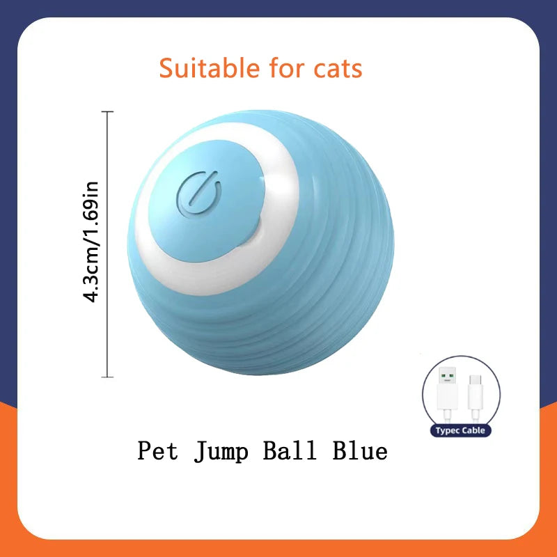 Smart Jump Ball Interactive Pet Toy (USB-C Rechargeable)