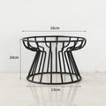 Wide Ceramic Whisker-Friendly Cat Bowl with Iron Stand