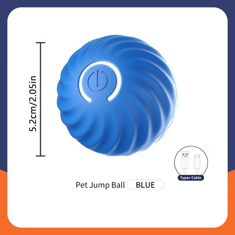 Smart Jump Ball Interactive Pet Toy (USB-C Rechargeable)