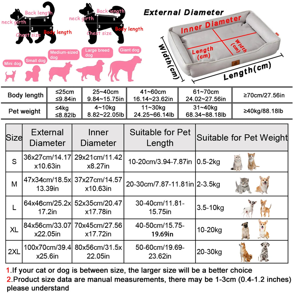 Durable Comfort Pet Sofa Bed