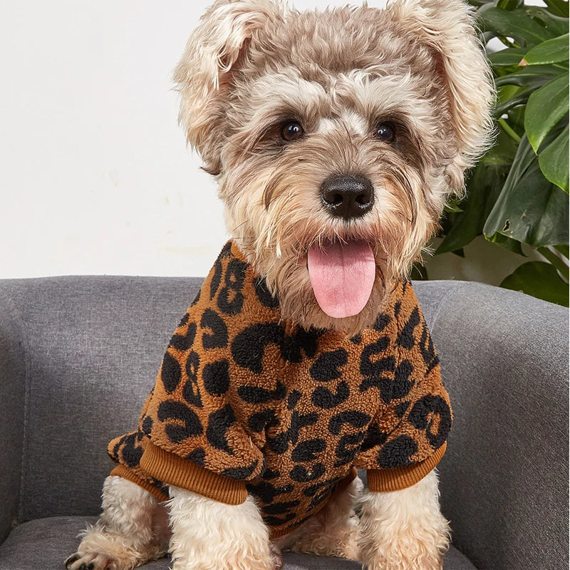 Leopard Cozy Dog Pullover