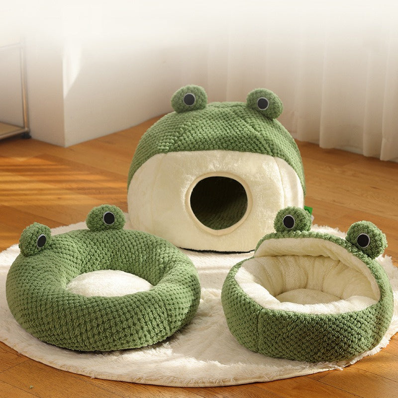 FrogNest Cozy Pet Cave
