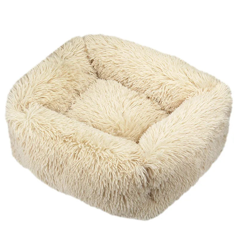 CloudCalm Plush Dog Bed