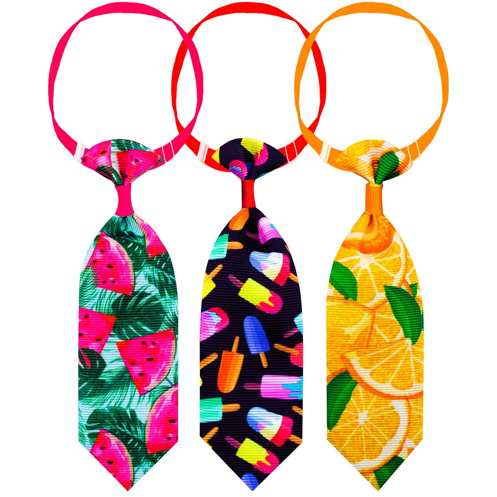 Colorful Pet Neckties Pack (10pcs)
