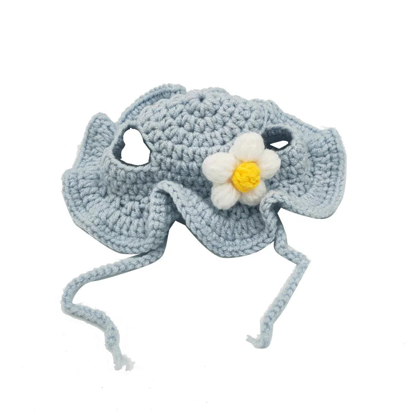 Cute Knit Cat & Dog Photo Hat (S/M)