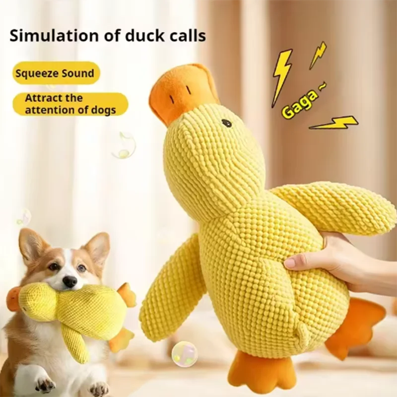 🐤Snuggle Duck Plush Squeaky Toy