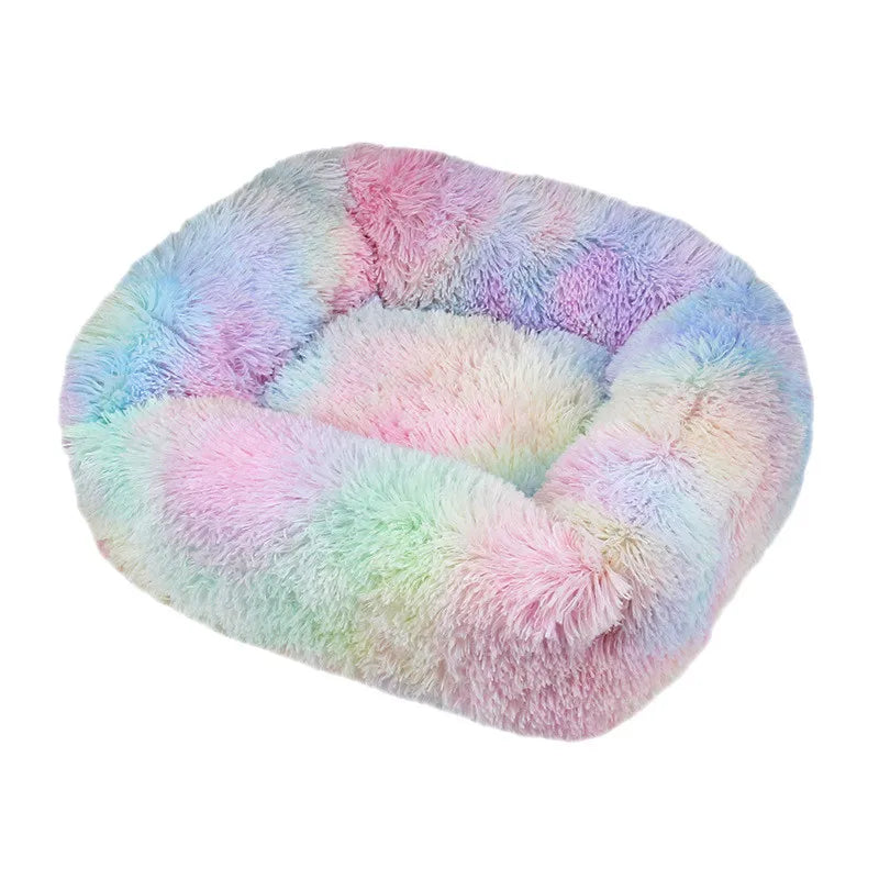 CloudCalm Plush Dog Bed