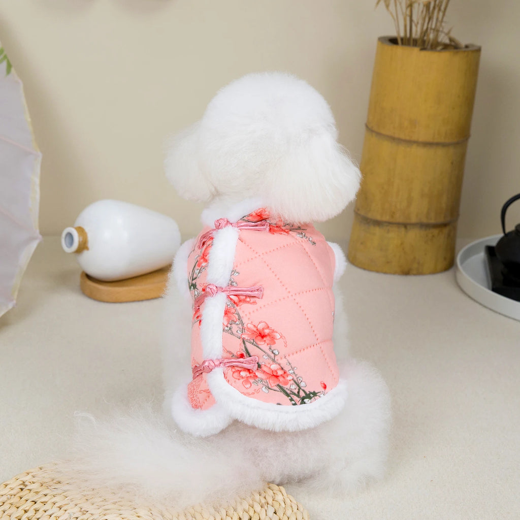 Chinese New Year Tang Suit Warm Dog Vest Jacket 🧧🐶✨