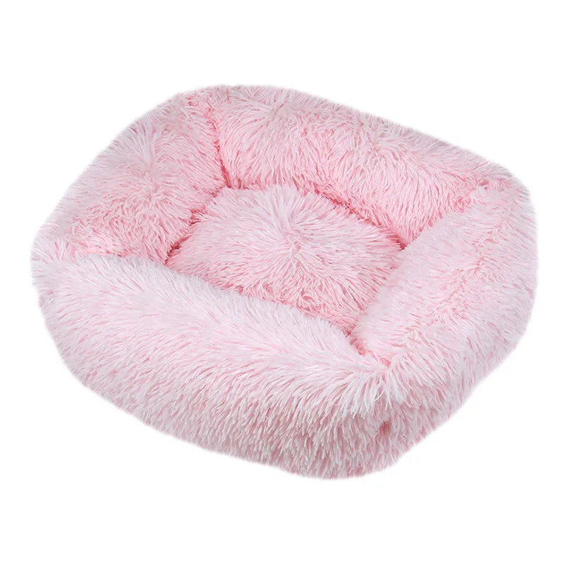 CloudCalm Plush Dog Bed