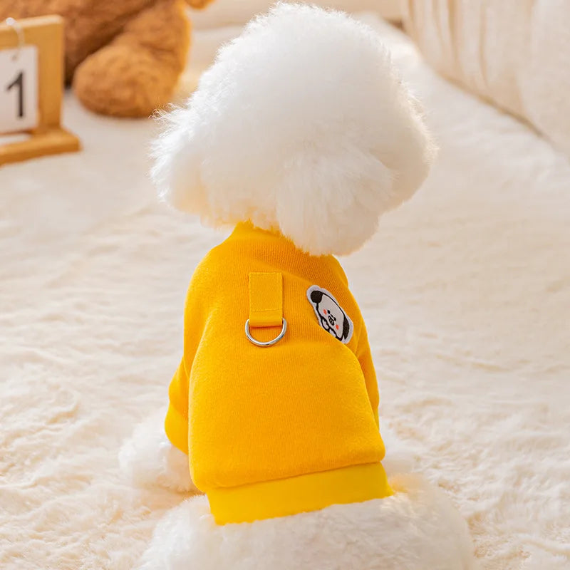 Winter Cartoon Dog Hoodie Sweatshirt (XS–XXL)