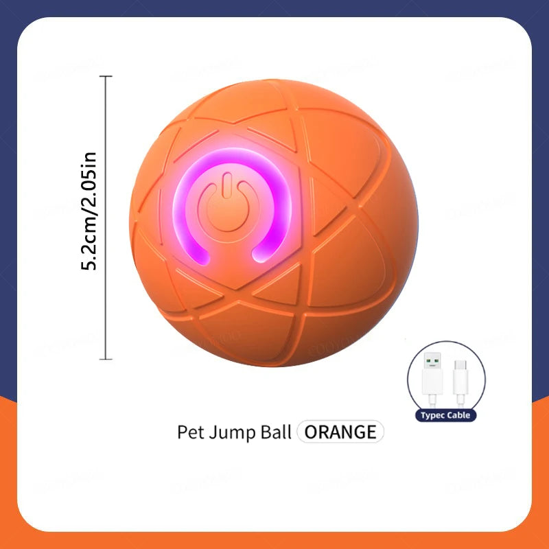 Smart Jump Ball Interactive Pet Toy (USB-C Rechargeable)