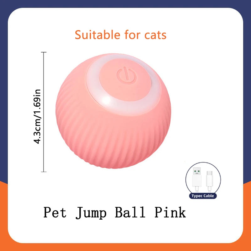 Smart Jump Ball Interactive Pet Toy (USB-C Rechargeable)