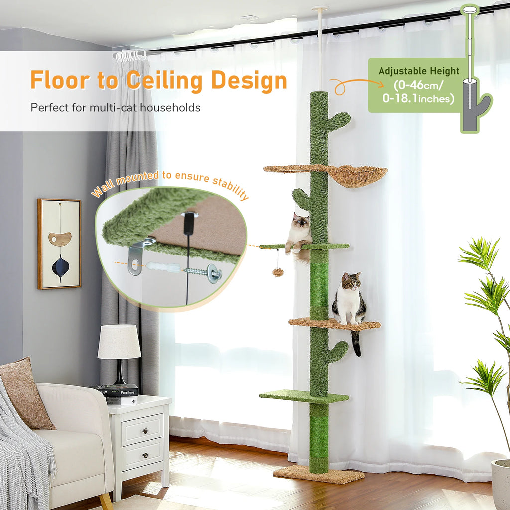 Floor-to-Ceiling Vertical Playground for Curious Cats