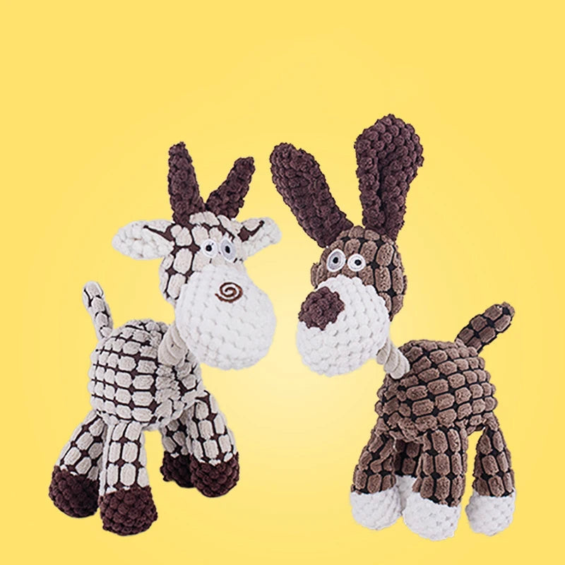 🐶Bite-Resistant Donkey Plush Dog Toy