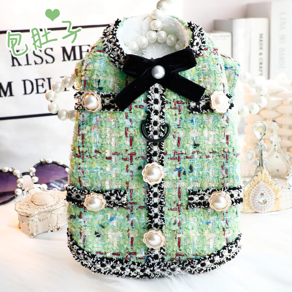 Luxury Princess Pet Dress with Matching Bag 👑✨
