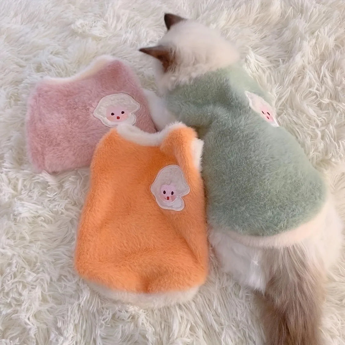 Winter Warm Cat Clothes Sweater