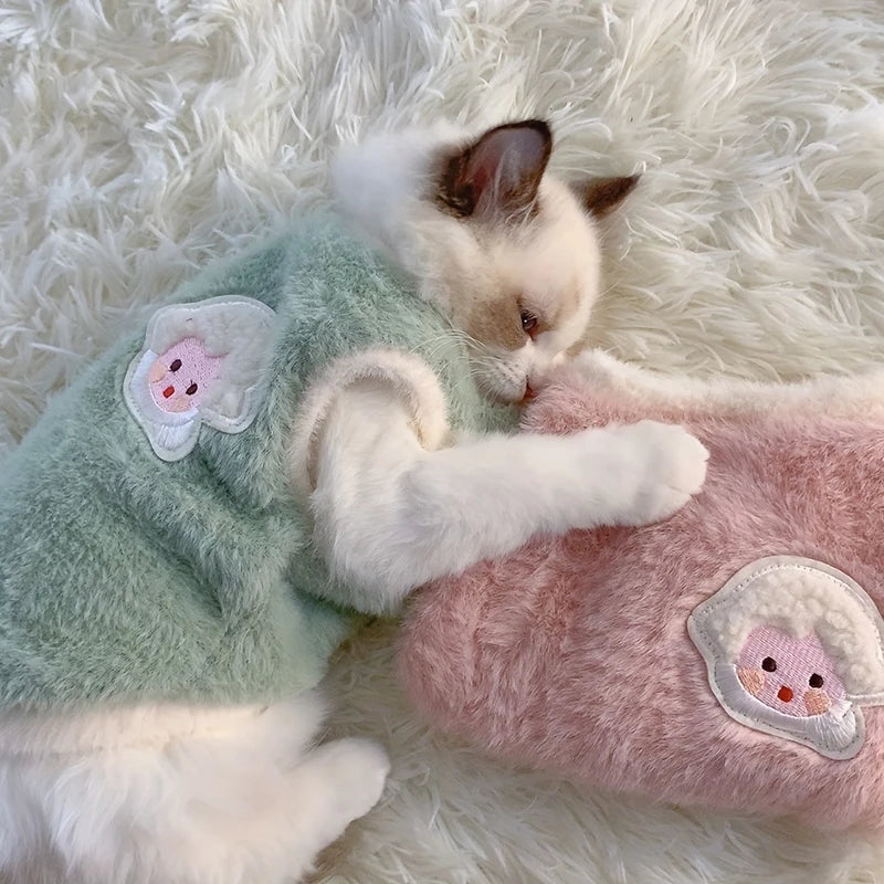 Winter Warm Cat Clothes Sweater