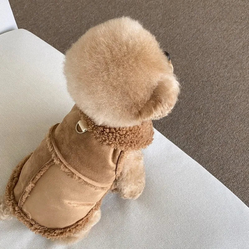 🧥Timber Warmth Fleece Dog Vest