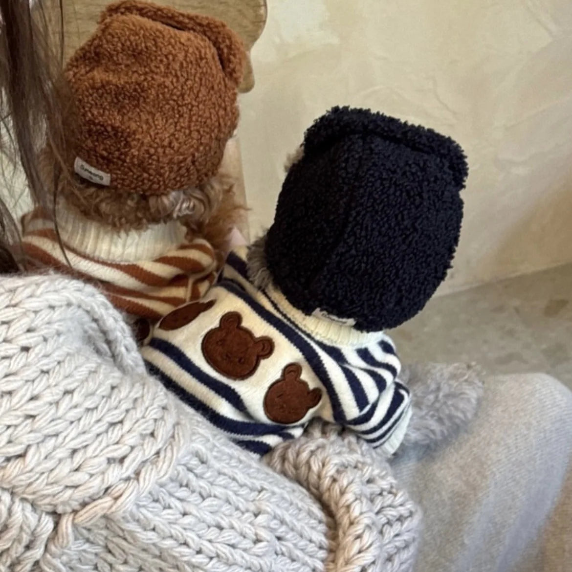 Striped Wool Dog Sweater (Autumn/Winter)