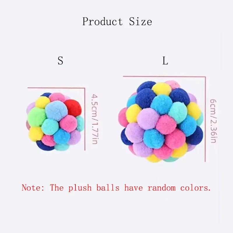 Color Pop Plush Bell Balls