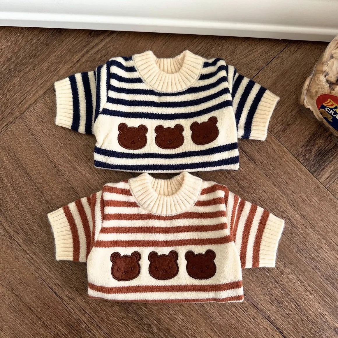 Striped Wool Dog Sweater (Autumn/Winter)