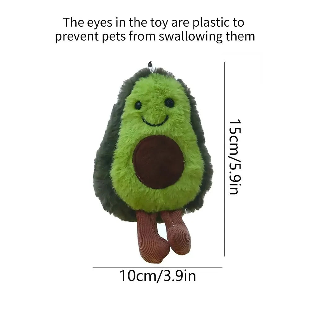 🥑Smiley Avocado Plush Pet Toy