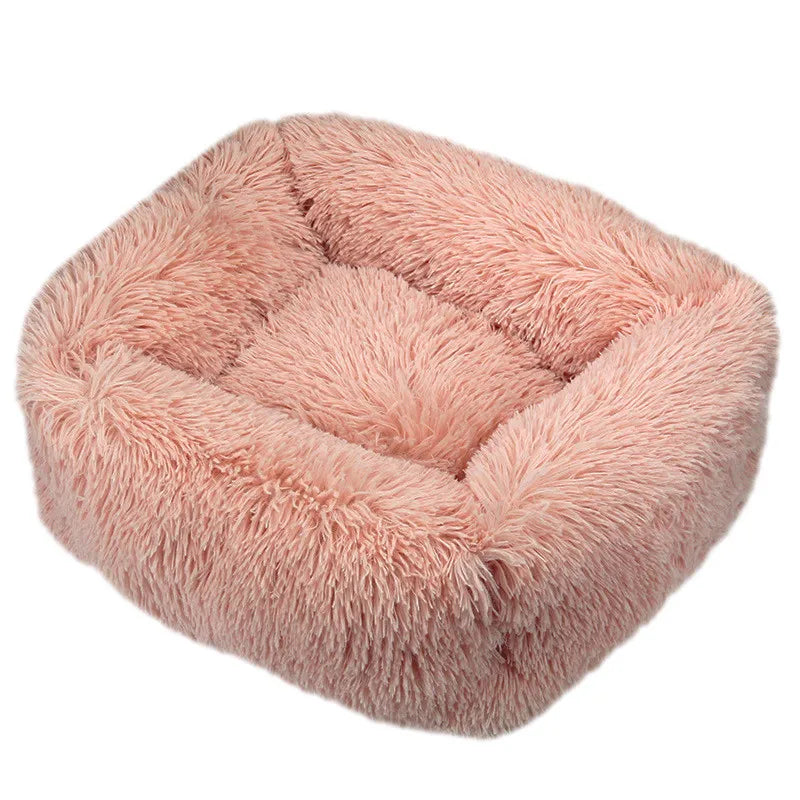 CloudCalm Plush Dog Bed