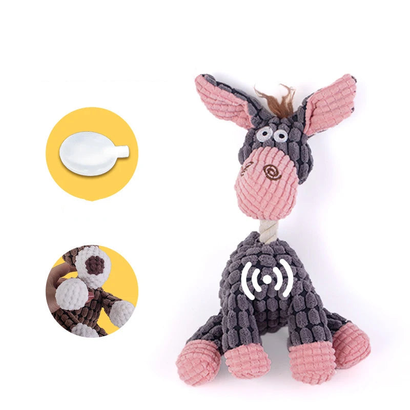 🐶Bite-Resistant Donkey Plush Dog Toy