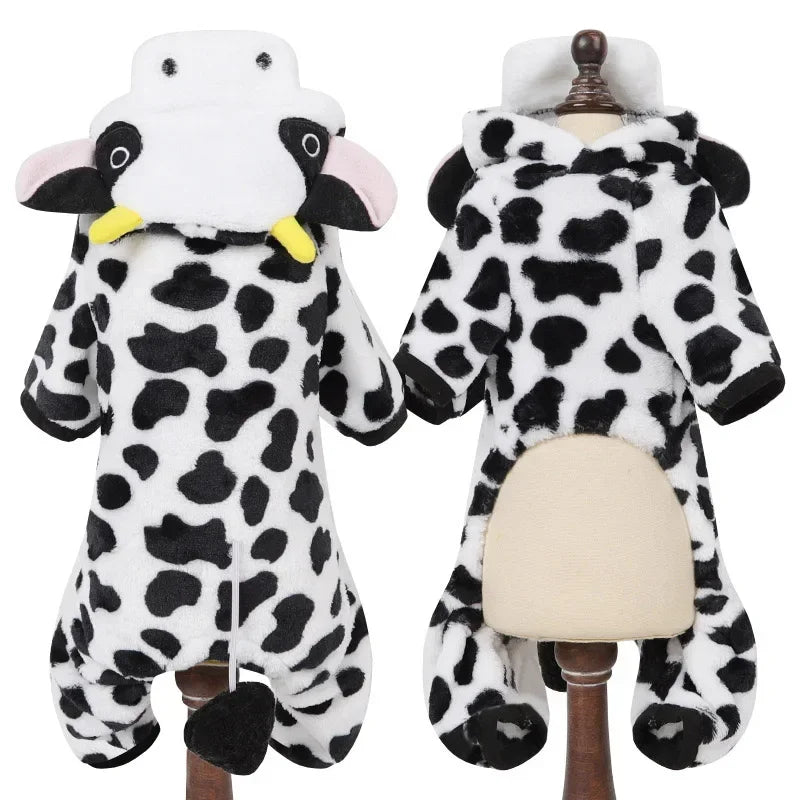 Cartoon Animal Fleece Pet Jumpsuit Pajama (Dogs & Cats)