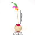 😻Feather Bounce Sisal Cat Toy