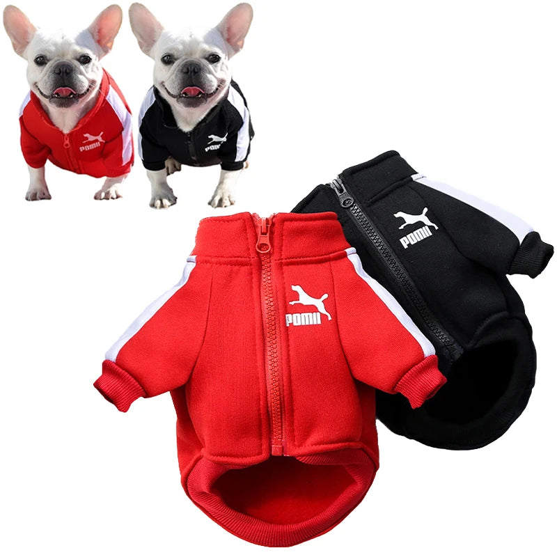 Baseball Dog Jacket – Cozy Winter Pet Clothes