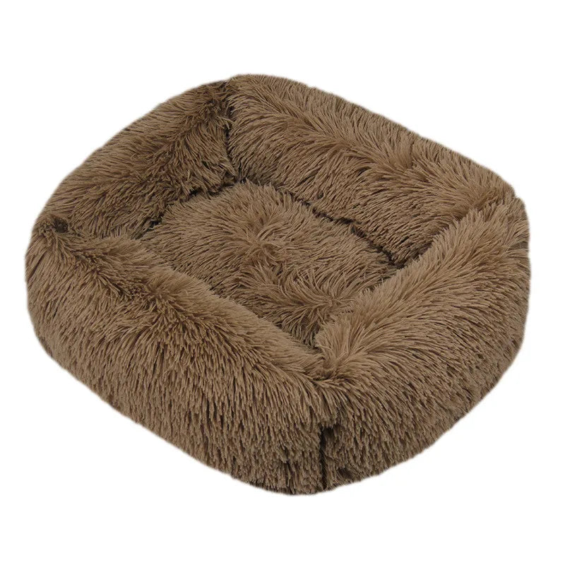 CloudCalm Plush Dog Bed